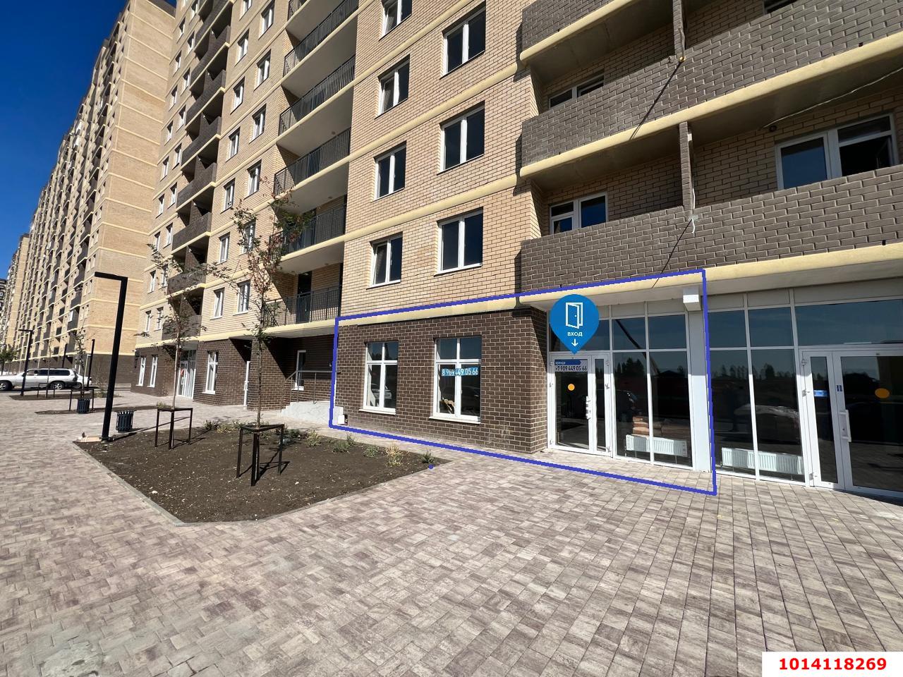Фото №2: Торговое помещение 66 м² - Краснодар, жилой комплекс Дыхание, ул. Лётчика Позднякова, 2к22