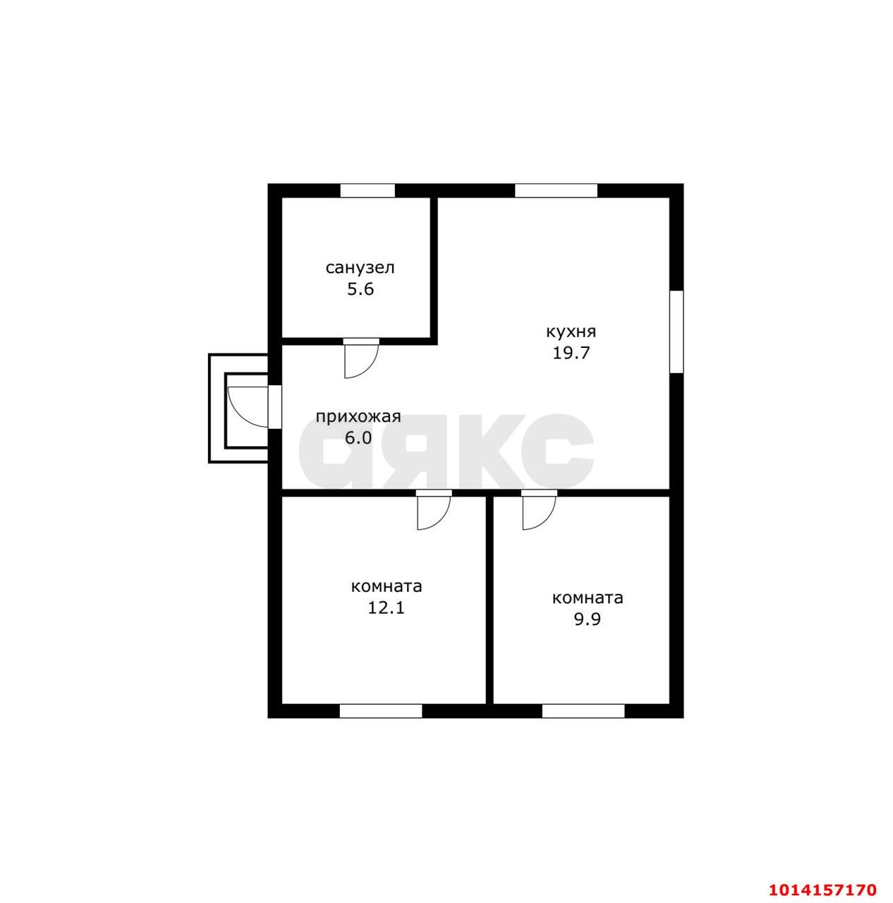 Фото №11: Дом 63 м² + 3.8 сот. - Лотос, Прикубанский внутригородской округ, ул. Яблоневая, 59