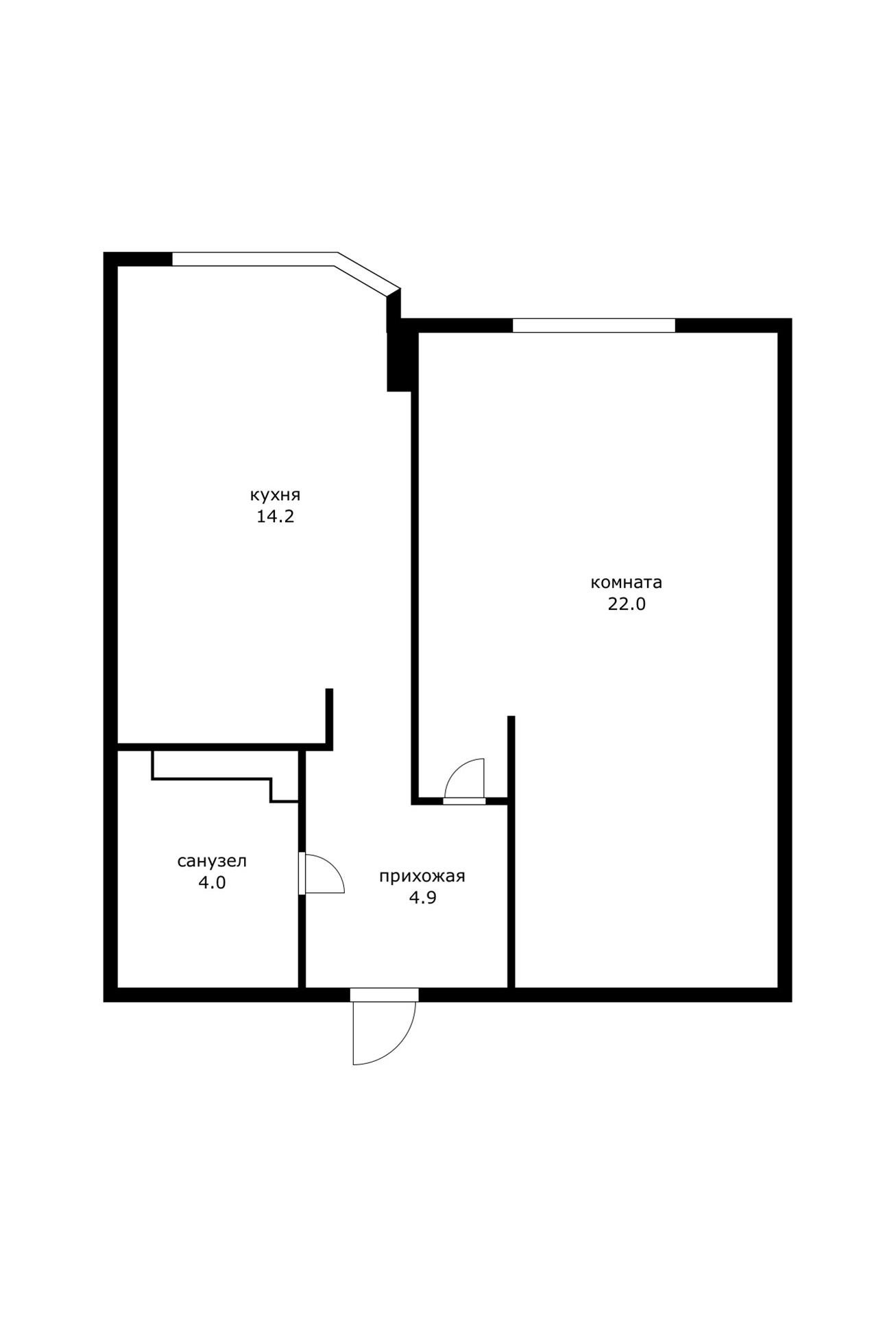 Фото №1: 1-комнатная квартира 45 м² - Краснодар, Прикубанский внутригородской округ, мкр. Достояние, ул. Конгрессная, 31