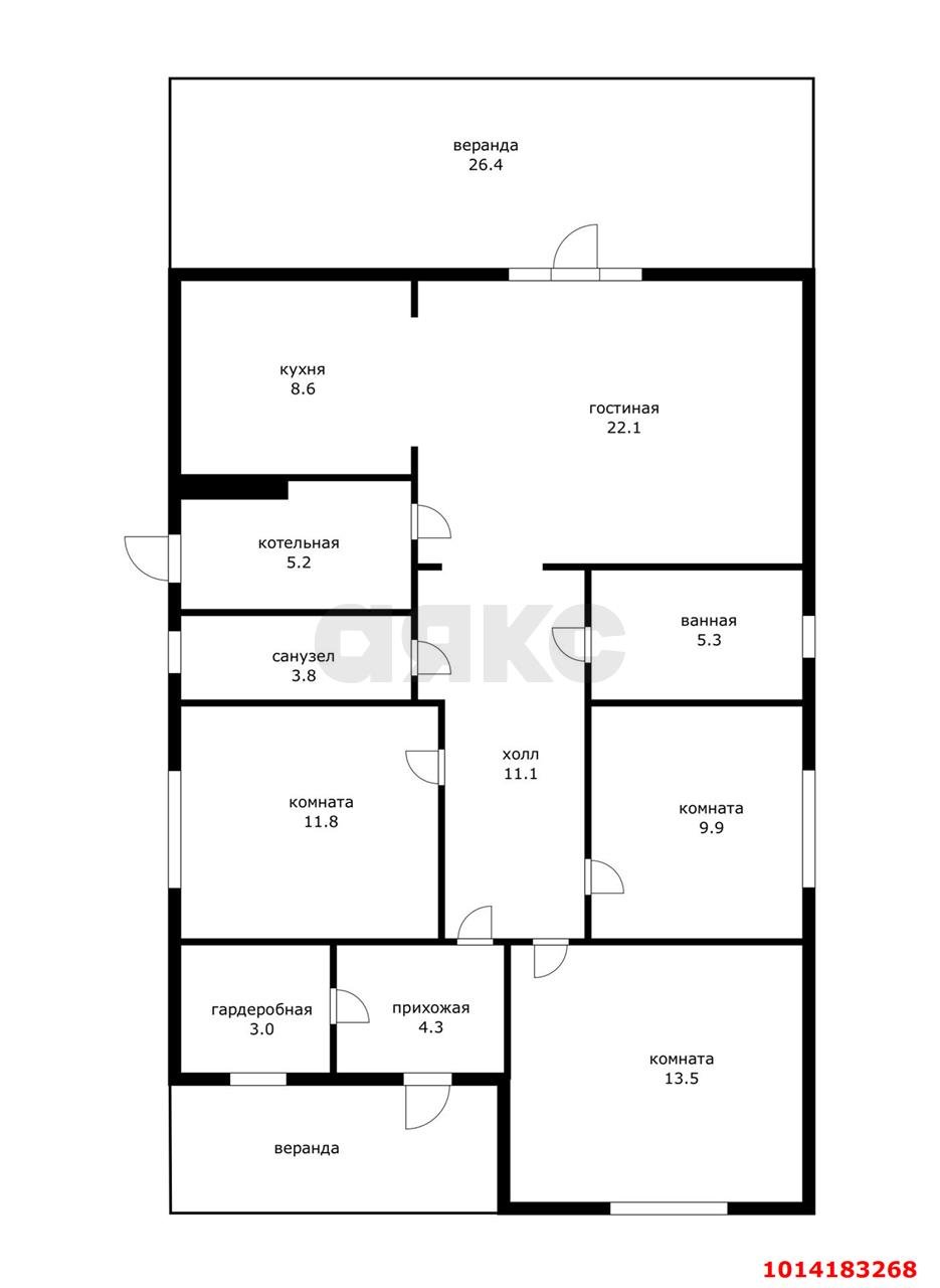 Фото №4: Дом 133 м² + 7.31 сот. - Пластуновская, ул. Колхозная, 24