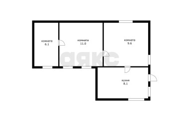 Фото №4: Часть дома 26 м² - Краснодар, мкр. Табачная Фабрика, ул. Первомайская, 49