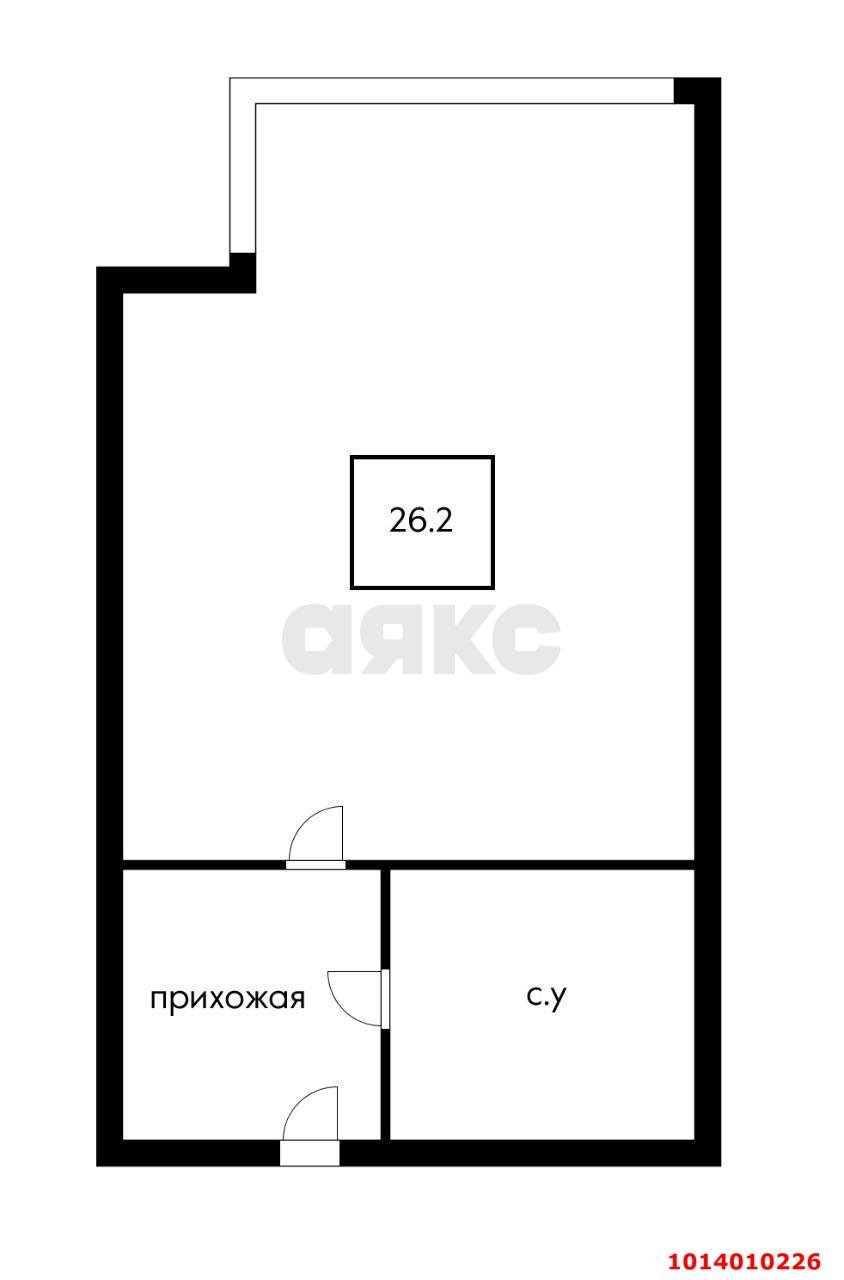 Фото №7: Студия 26 м² - Новая Адыгея, жилой комплекс Мега-Победа 2, ул. Песочная, 1к1