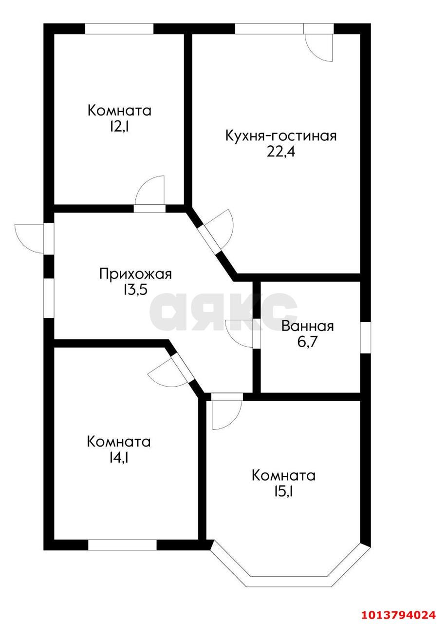 Фото №28: Дом 90 м² + 4 сот. - Знаменский, дачное товарищество Гидростроитель, ул. Северная, 25