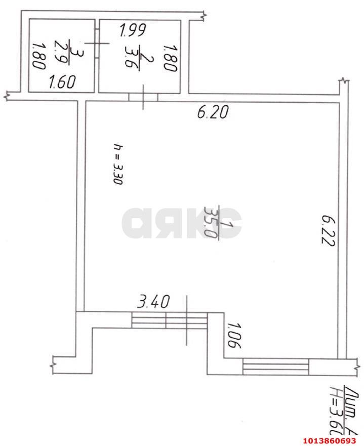 Фото №18: Торговое помещение 42 м² - Краснодар, жилой комплекс Новые Сезоны, ул. Скандинавская, 1к10