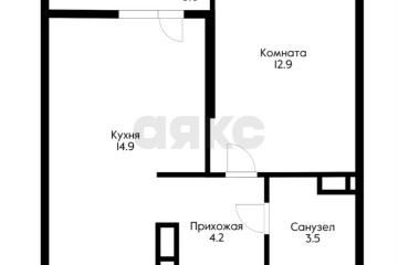 Фото №1: 1-комнатная квартира 35 м² - Краснодар, мкр. жилой комплекс Самолёт-3, ул. Ивана Беличенко, 85