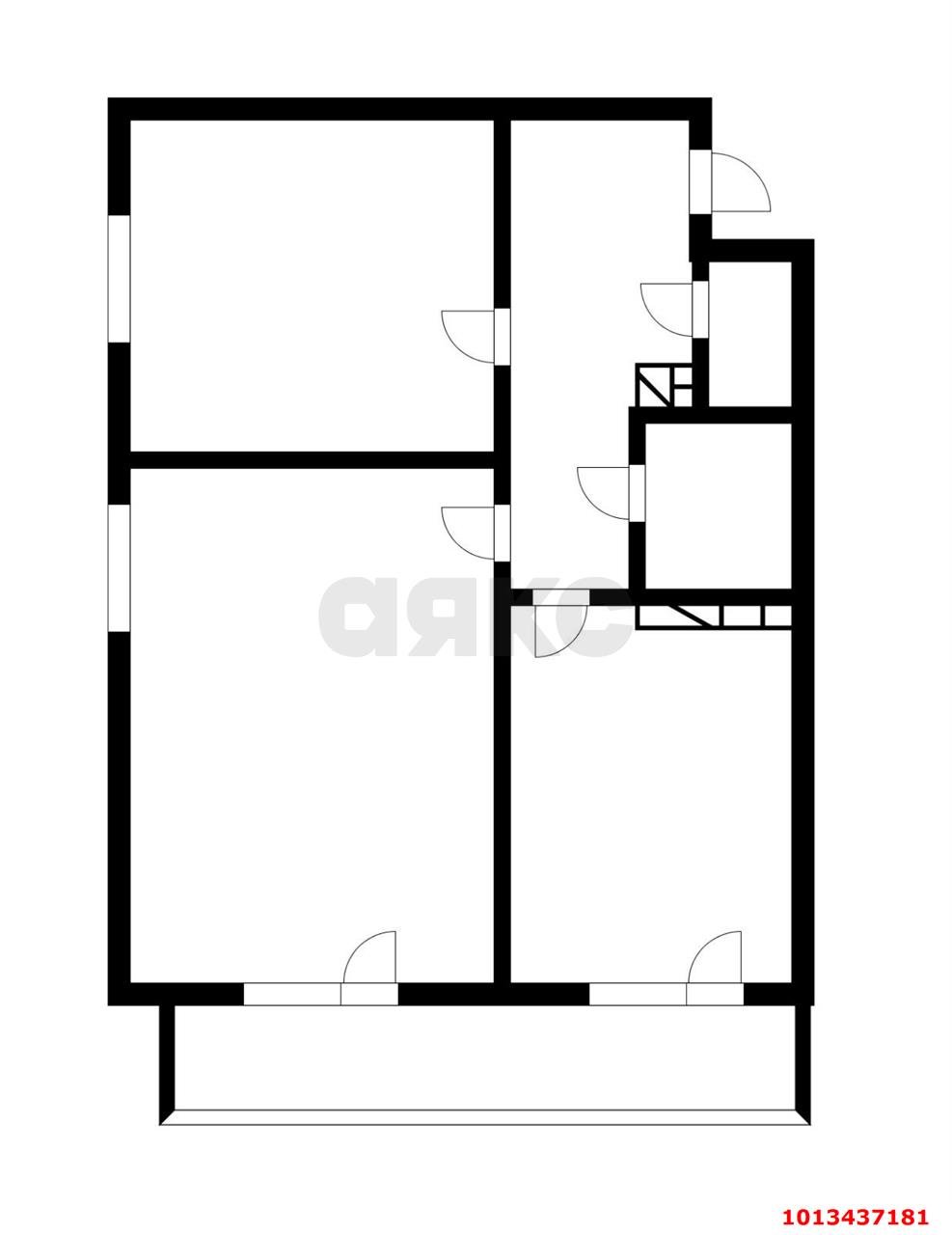 Фото №10: 2-комнатная квартира 65 м² - Краснодар, Солнечный, ул. Казбекская, 12