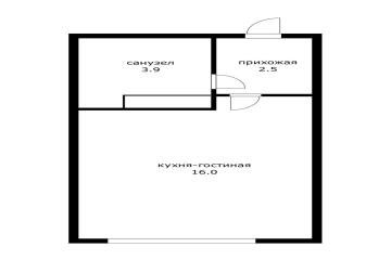Фото №2: Студия 22 м² - Краснодар, мкр. жилой комплекс Самолёт-6, ул. Ивана Беличенко, 90к1