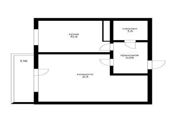 Фото №1: 1-комнатная квартира 40 м² - Краснодар, мкр. Гидростроителей, пр-кт имени писателя Знаменского, 9к2
