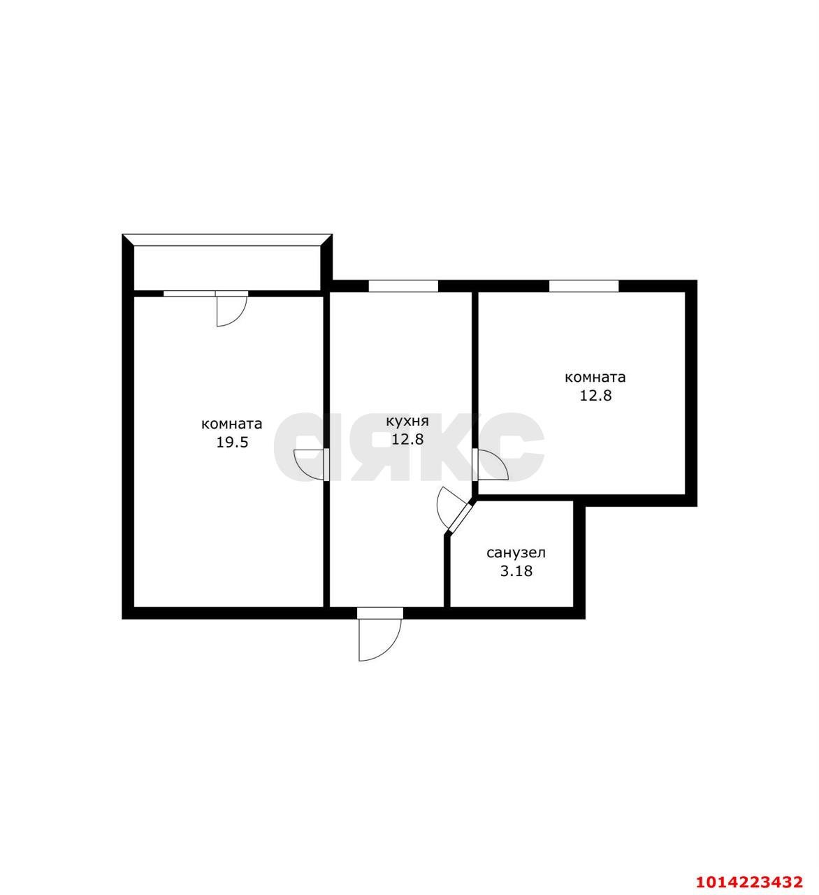 Фото №15: 2-комнатная квартира 48 м² - Краснодар, Черёмушки, ул. Вишняковой, 1/6