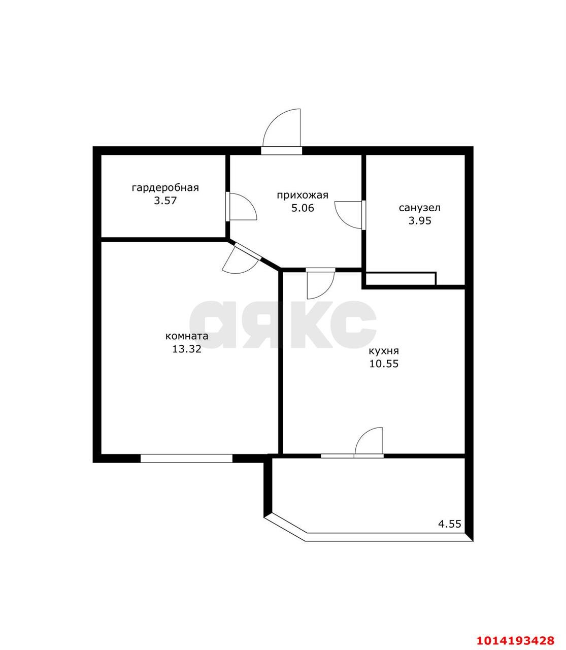 Фото №11: 1-комнатная квартира 41 м² - Краснодар, Губернский, ул. имени Героя Георгия Бочарникова, 14/1
