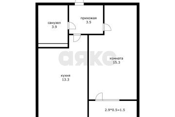 Фото №2: 1-комнатная квартира 40 м² - Краснодар, мкр. Фестивальный, ул. Круговая, 4/1