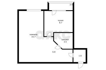Фото №1: 1-комнатная квартира 36 м² - Краснодар, мкр. Музыкальный, ул. Агрохимическая, 93/18