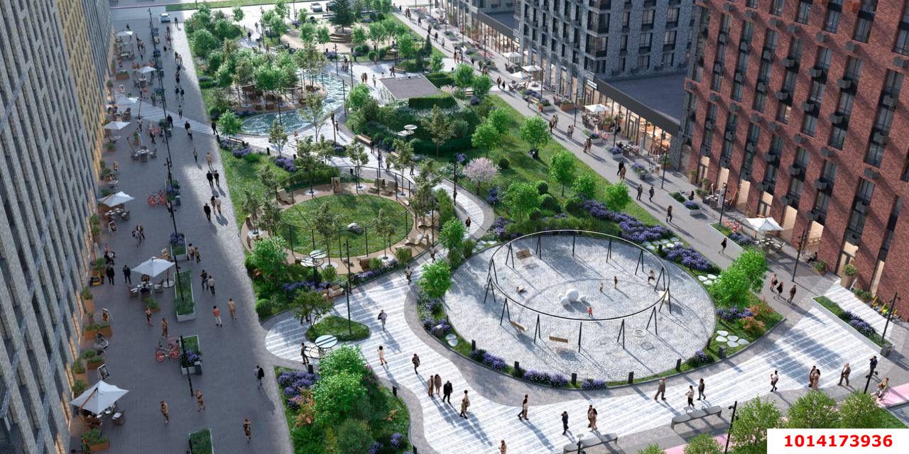 Фото №4: 1-комнатная квартира 36 м² - Краснодар, Карасунский внутригородской округ, Хлопчато-бумажный Комбинат, мкр. жилой квартал Патрики