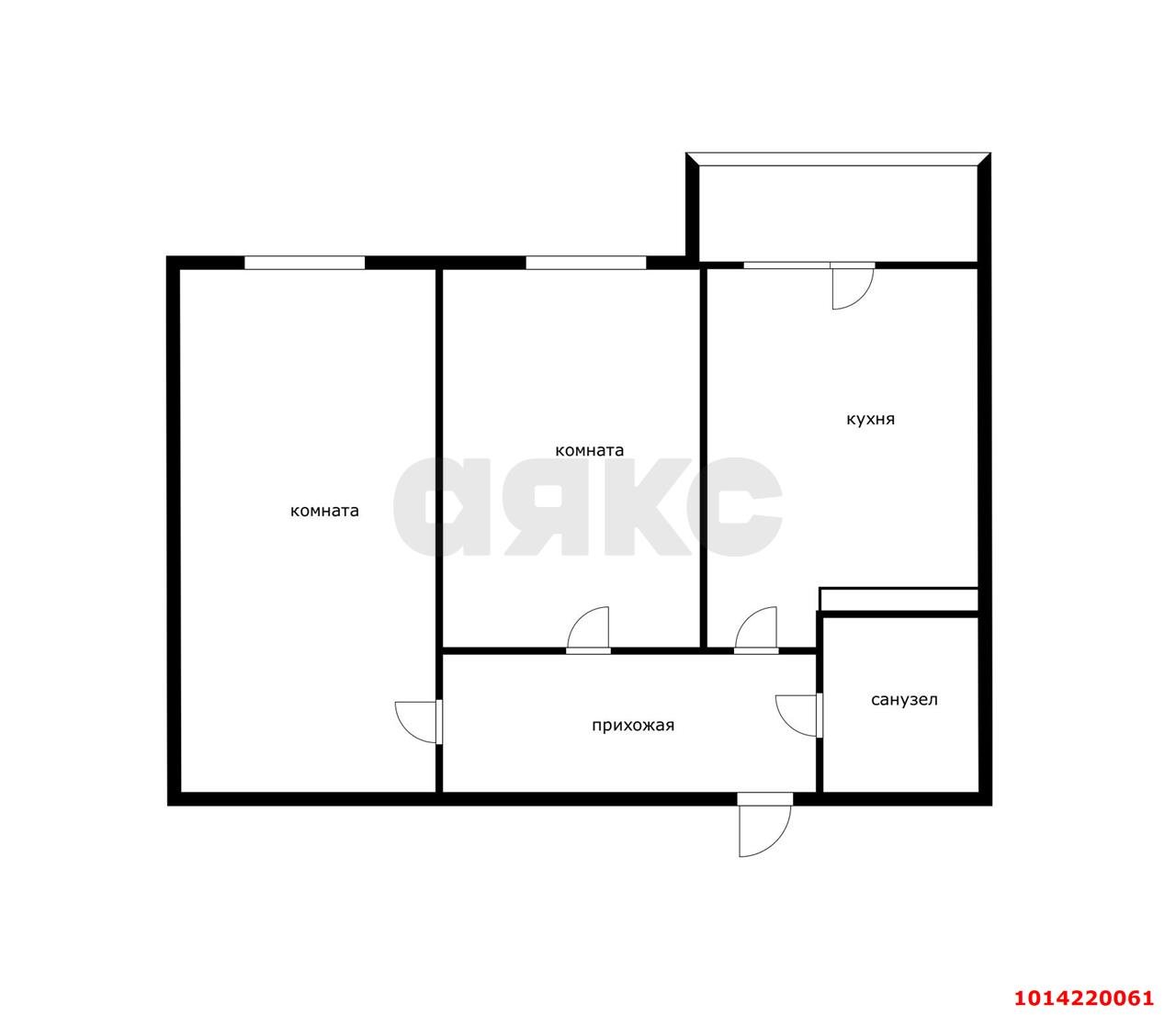 Фото №4: 2-комнатная квартира 54 м² - Краснодар, жилой комплекс Краски, ул. Краеведа Соловьёва, 6