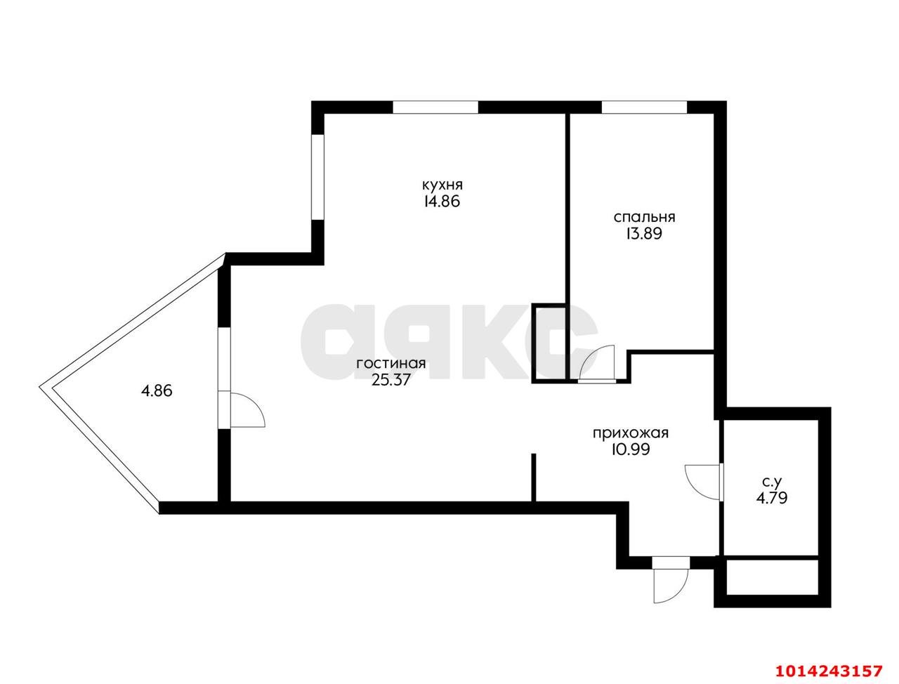 Фото №7: 2-комнатная квартира 81 м² - Краснодар, жилой комплекс Элегант, ул. Старокубанская, 131/1