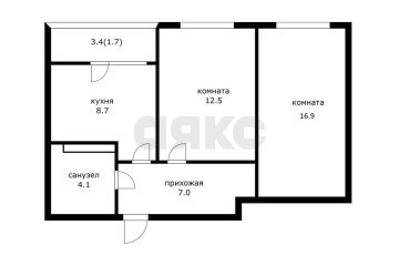 Фото №1: 2-комнатная квартира 50 м² - Краснодар, мкр. жилой комплекс Архитектор, ул. Наставников, 11