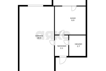 Фото №2: 1-комнатная квартира 30 м² - Новая Адыгея, мкр. жилой комплекс Дарград, ул. Тургеневское шоссе, 33/1к10