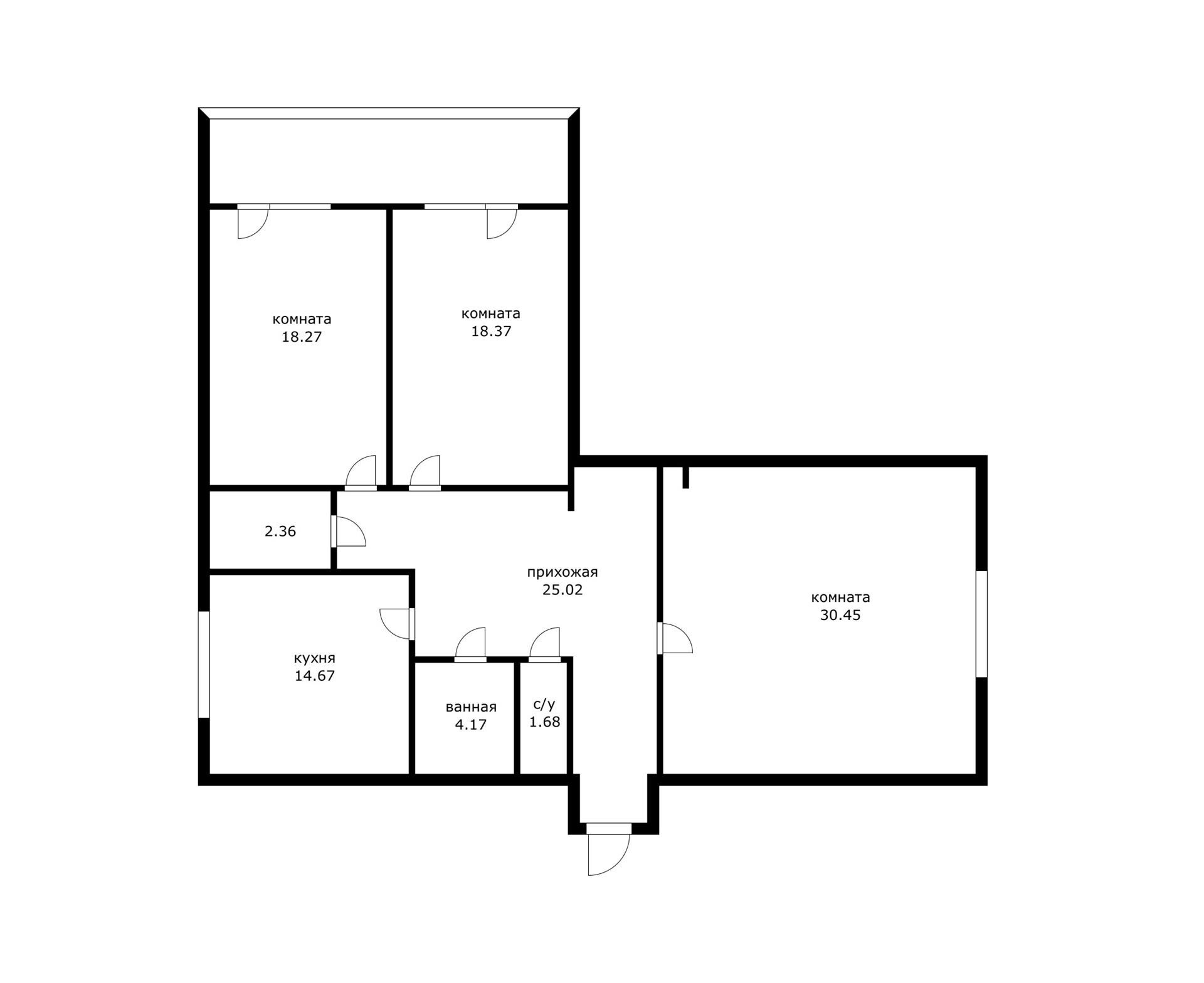 Фото №18: 3-комнатная квартира 127 м² - Краснодар, Западный внутригородской округ, мкр. Юбилейный, пр-кт Чекистов, 42