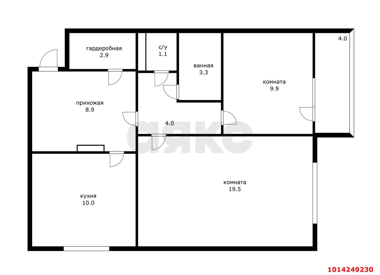 Фото №11: 2-комнатная квартира 64 м² - Краснодар, Карасунский внутригородской округ, жилой комплекс Карасунские Озёра, ж/м Пашковский, ул. Краевая, 1/3