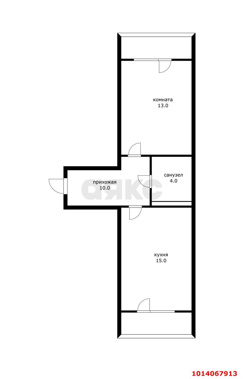 Фото №9: 1-комнатная квартира 47 м² - Краснодар, жилой комплекс Новые Сезоны, ул. Скандинавская, 1