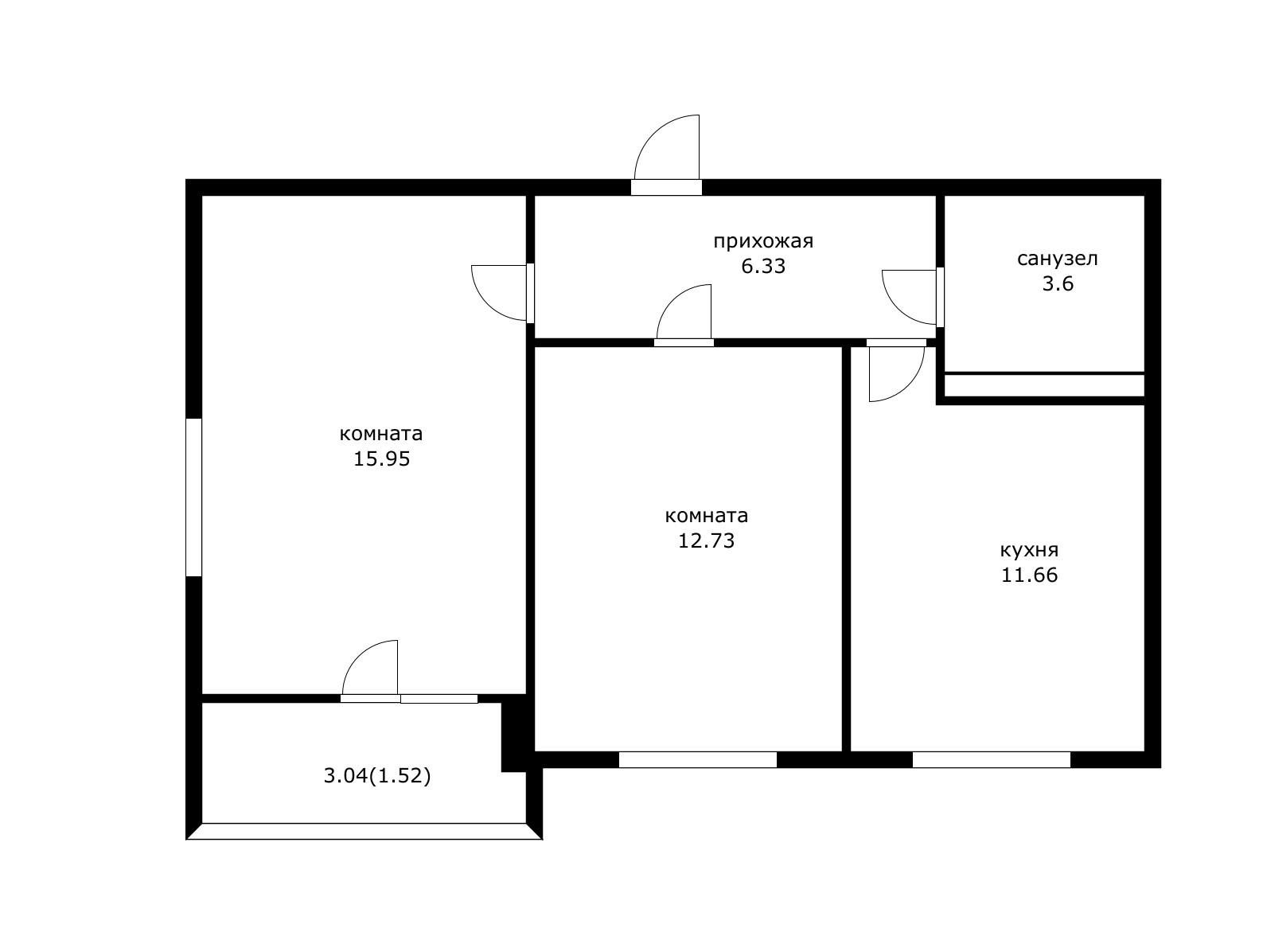 Фото №2: 2-комнатная квартира 51 м² - Краснодар, Карасунский внутригородской округ, мкр. жилой комплекс Смородина, ул. имени Владимира Жириновского, 1к8