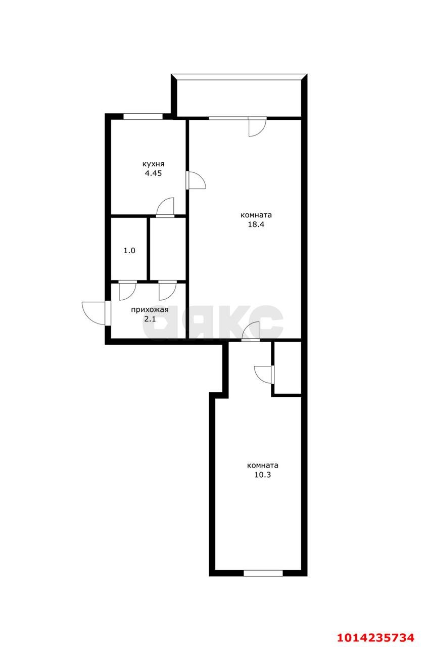 Фото №18: 2-комнатная квартира 40 м² - Краснодар, Черёмушки, ул. Ставропольская, 107/3