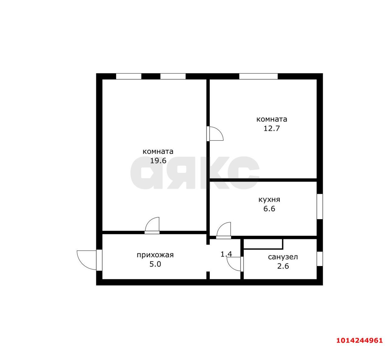 Фото №13: 2-комнатная квартира 50 м² - Краснодар, Центральный, ул. Индустриальная, 7