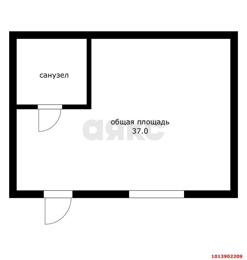 Фото №7: Коммерция 37 м² - Южный, мкр. жилой комплекс История, ул. Екатерининская, 1к2