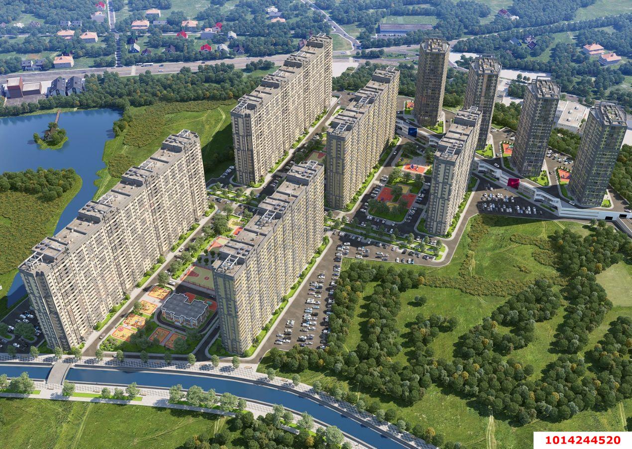 Фото №18: 1-комнатная квартира 46 м² - Краснодар, Карасунский внутригородской округ, мкр. жилой комплекс Сказка Град, ул. имени В.Н. Мачуги, 166Ак1