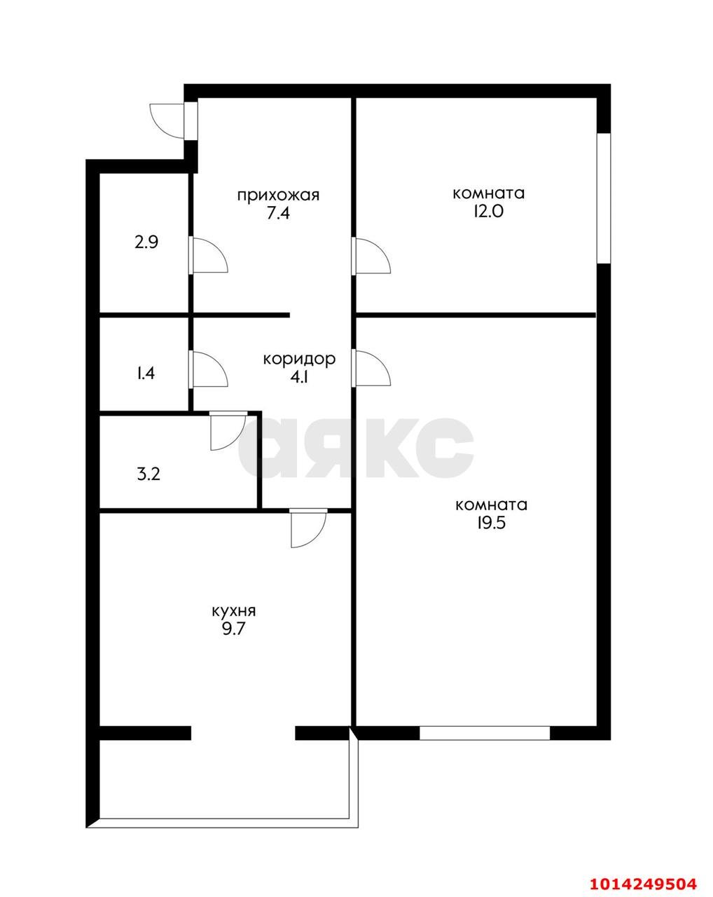 Фото №19: 2-комнатная квартира 65 м² - Краснодар, Репино, пр-д Репина, 42