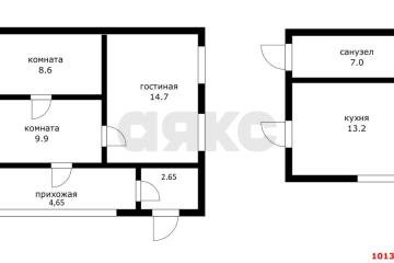 Фото №3: Дом 46 м² - Петровская, ул. Гривенская, 43