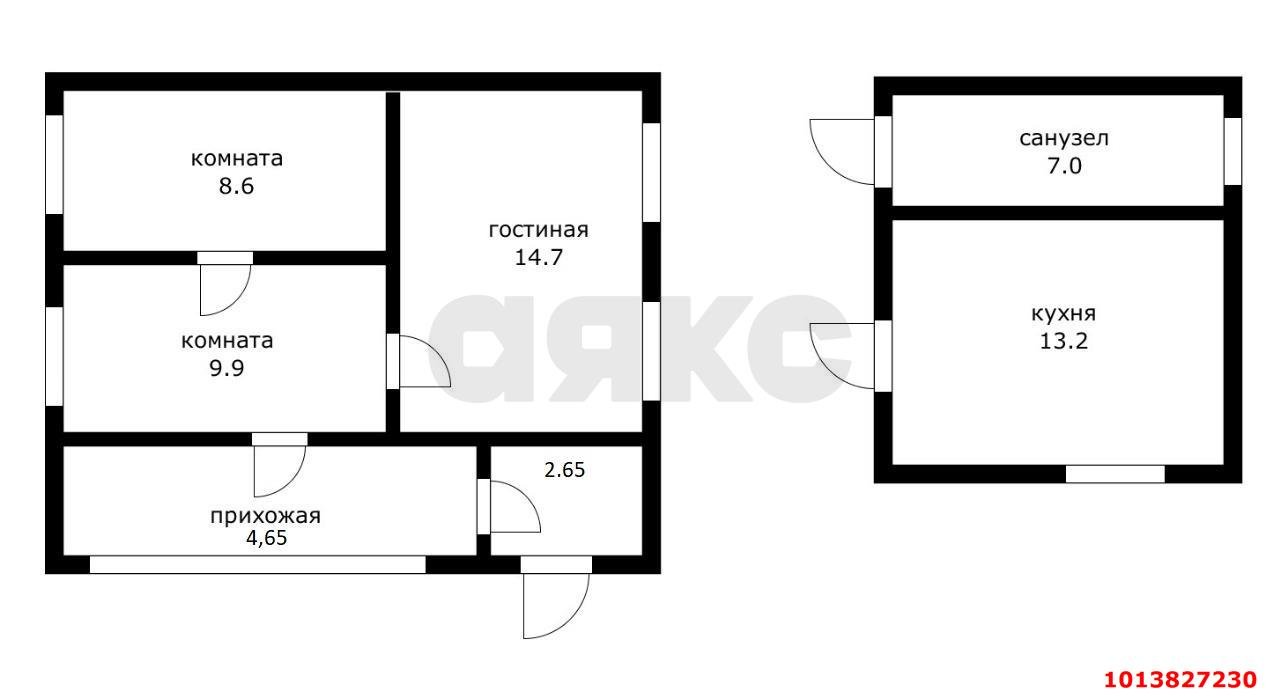 Фото №3: Дом 46 м² + 23.73 сот. - Петровская, ул. Гривенская, 43