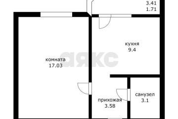 Фото №3: 1-комнатная квартира 33 м² - Берёзовый, мкр. жилой комплекс Молодёжный-2, ул. имени Профессора Малигонова, 42/1
