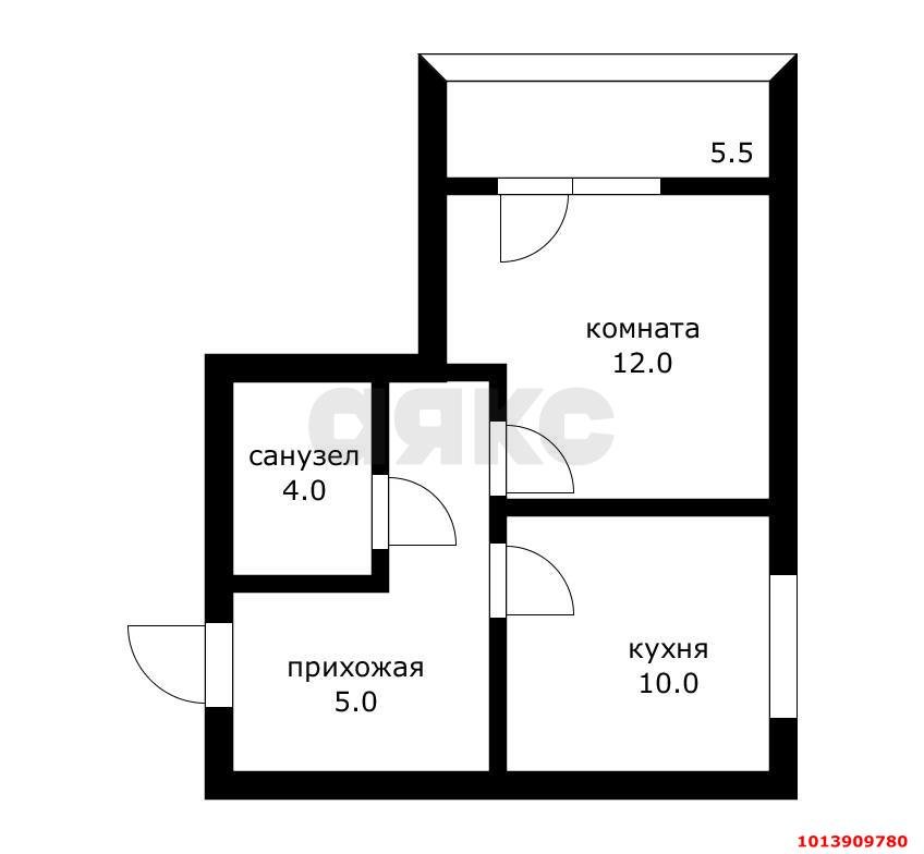 Фото №12: 1-комнатная квартира 35 м² - Краснодар, Светлоград, ул. Красных Партизан, 1/4к3