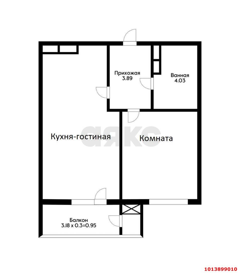 Фото №10: 1-комнатная квартира 40 м² - Краснодар, жилой комплекс Зелёный театр, ул. Западный Обход, 39/1к6
