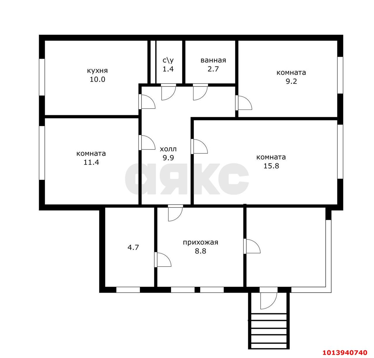 Фото №13: 3-комнатная квартира 73 м² - Пушкина, ул. Южная, 61