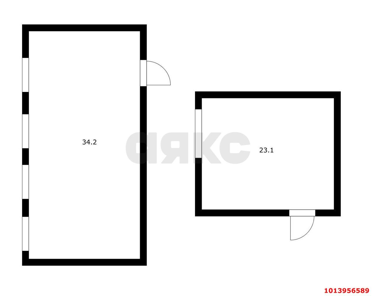 Фото №11: Офисное помещение <span class="whitespace-nowrap">57 м²</span>, <span class="whitespace-nowrap">1/1 эт.</span> - Краснодар, Центральный внутригородской округ, мкр. Центральный, ул. Ленина, 90/2