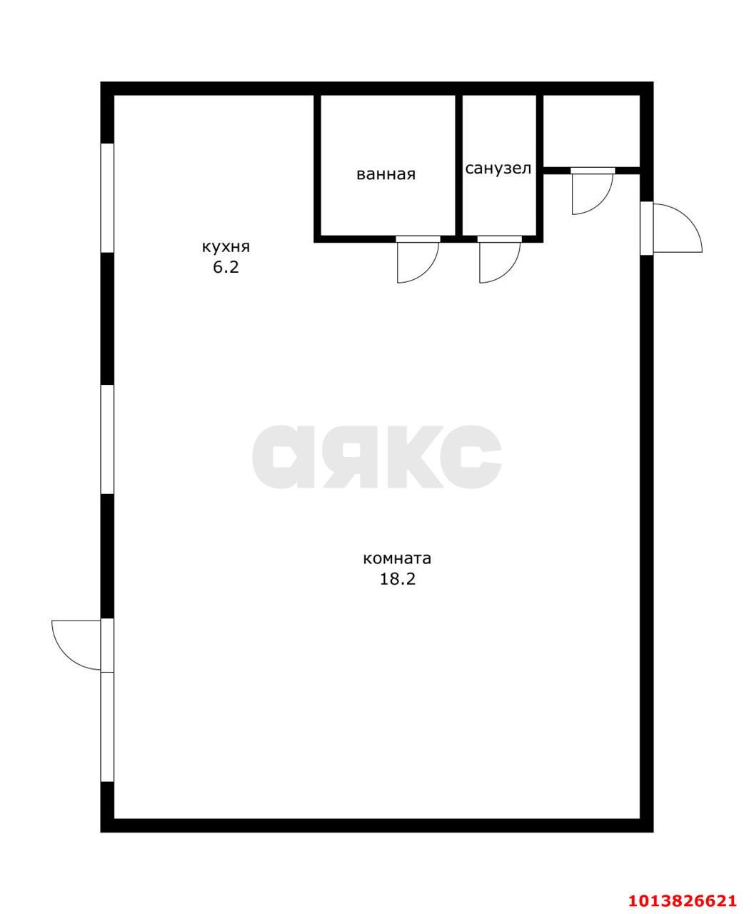 Фото №10: 2-комнатная квартира 44 м² - Краснодар, Фестивальный, ул. Яна Полуяна, 34/1