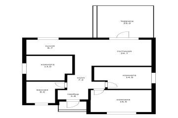 Фото №1: Дом 131 м² - Яблоновский, ул. Анатолия Николаевича Березового, 10/1