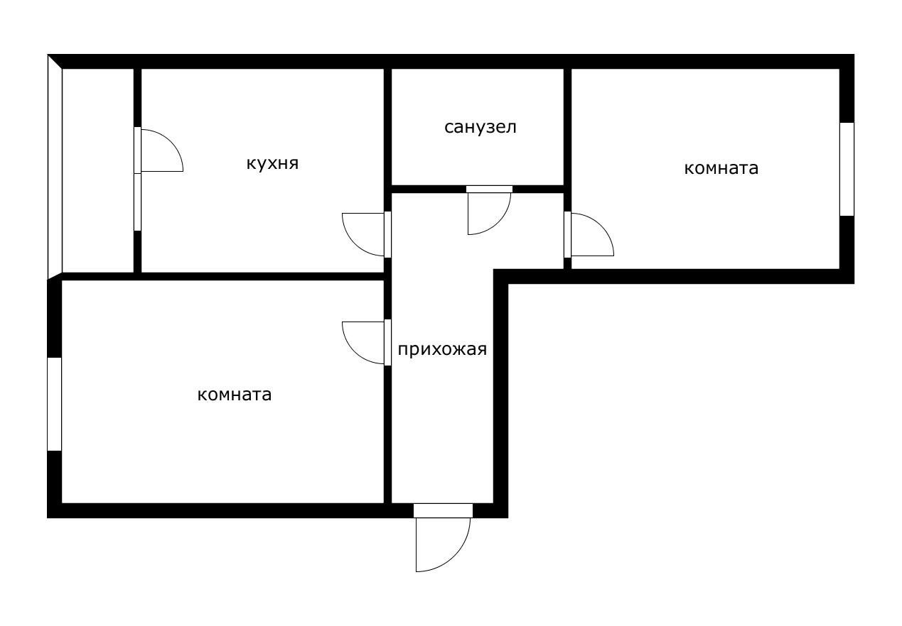 Фото №7: 2-комнатная квартира 57 м² - Краснодар, ЖК Панорама, Прикубанский внутригородской округ, мкр. Панорама, ул. Восточно-Кругликовская, 22