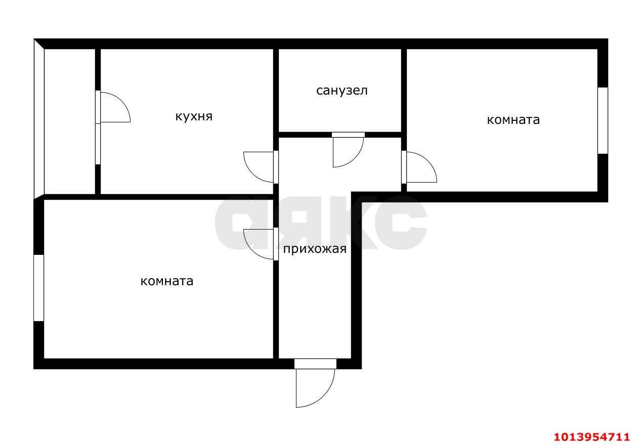 Фото №18: 2-комнатная квартира 57 м² - Краснодар, Панорама, ул. Восточно-Кругликовская, 22