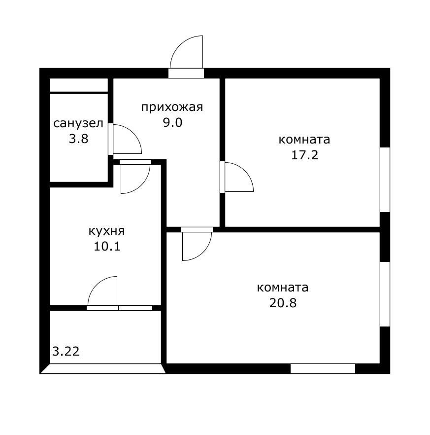 Фото №6: Апартаменты 78 м² - Краснодар, жилой комплекс Skala, Центральный внутригородской округ, Западный внутригородской округ, мкр. Центральный, ул. Северная, 269/3