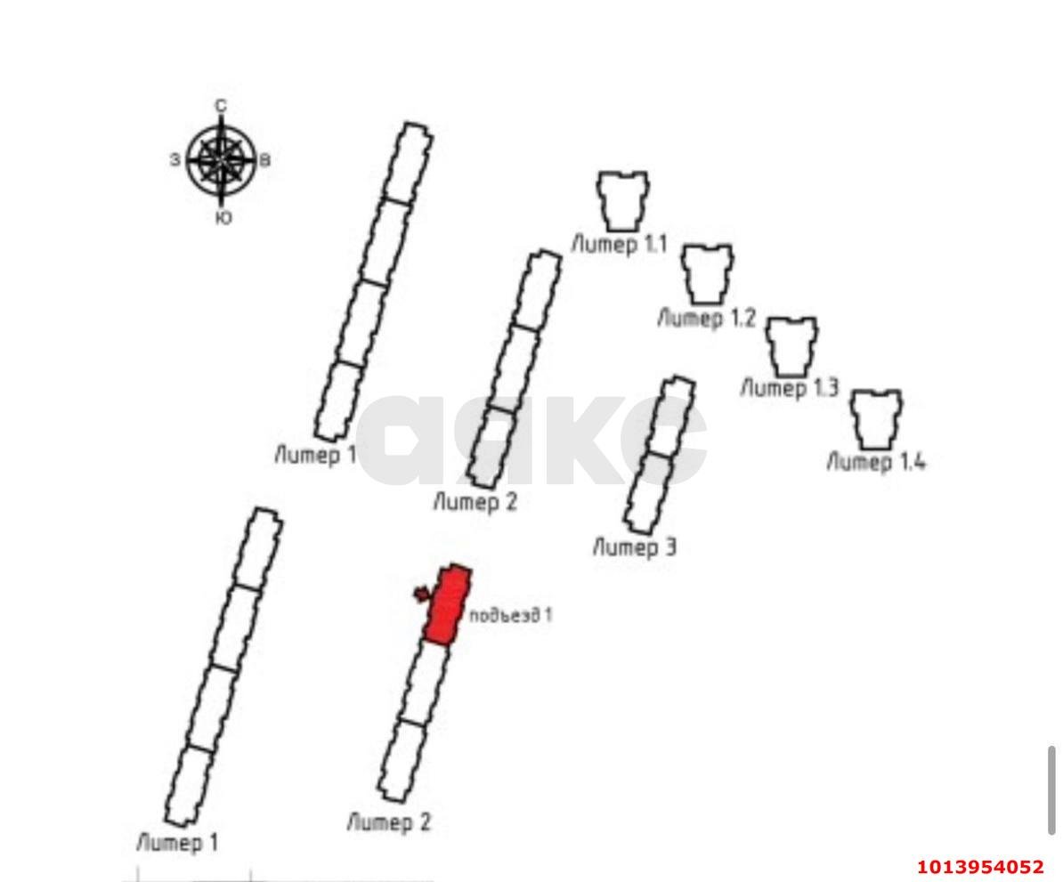 Фото №8: 1-комнатная квартира 46 м² - Краснодар, жилой комплекс Сказка Град, ул. имени В.Н. Мачуги, 166А
