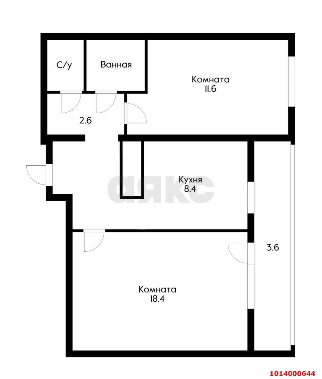 Фото №10: 2-комнатная квартира 51 м² - Краснодар, Комсомольский, ул. Уральская, 194