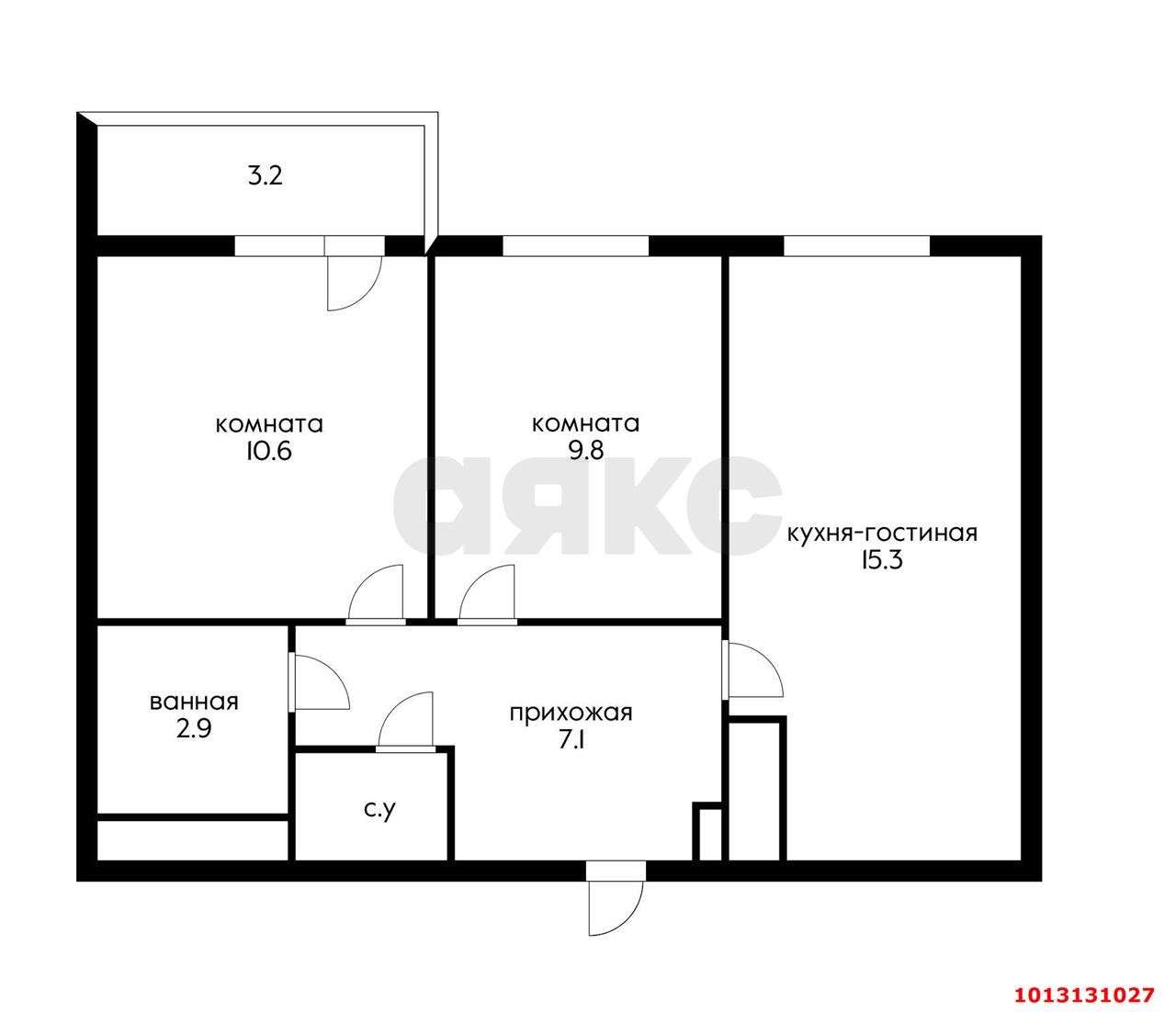 Фото №6: 2-комнатная квартира 51 м² - Краснодар, жилой комплекс Свобода, 