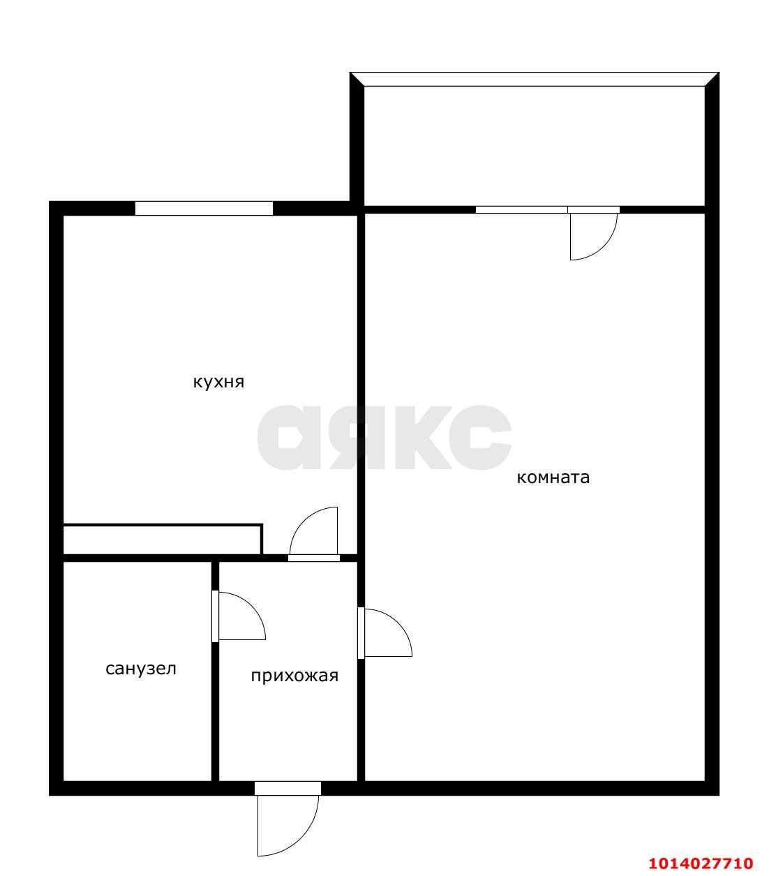 Фото №12: 1-комнатная квартира 36 м² - Краснодар, Карасунский внутригородской округ, Почтовый, мкр. Гидростроителей, ул. Снесарева, 18