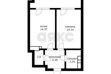 Фото №1: 1-комнатная квартира 39 м² - Краснодар, мкр. жилой комплекс На Садовой, ул. Садовая, 159
