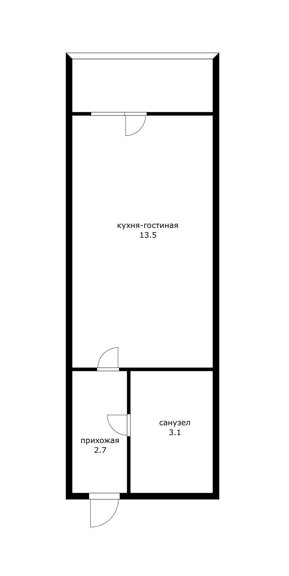 Фото №3: Студия 22 м² - Краснодар, мкр. Прикубанский внутригородской округ, ул. Тепличная, 78к2