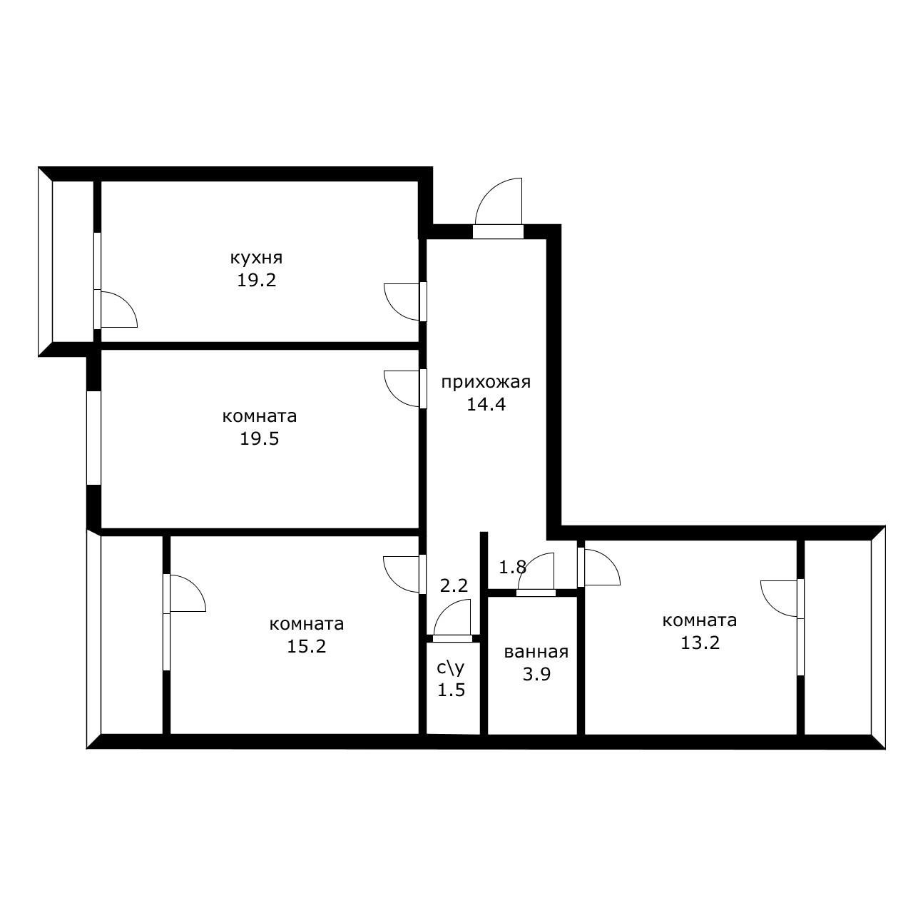 Фото №9: 3-комнатная квартира 102 м² - Краснодар, пр-д Репина, 34