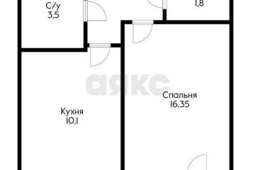 Фото №3: 1-комнатная квартира 31 м² - Пригородный, мкр. жилой комплекс Мини-полис Куб-А, ул. Сербская, 6/3